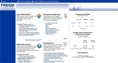 Desktop Screenshot of freida.labormarketinfo.com